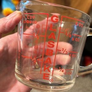 Vintage Glasbake 1 cup Measuring Cup